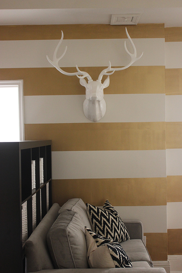 antlers & gold stripes | via https://withach.com
