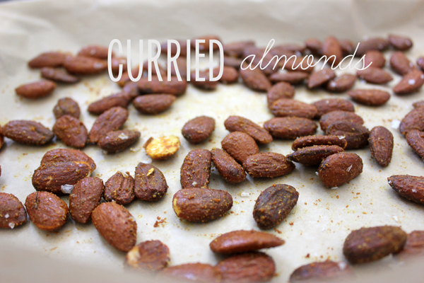 curried almonds | https://withach.com