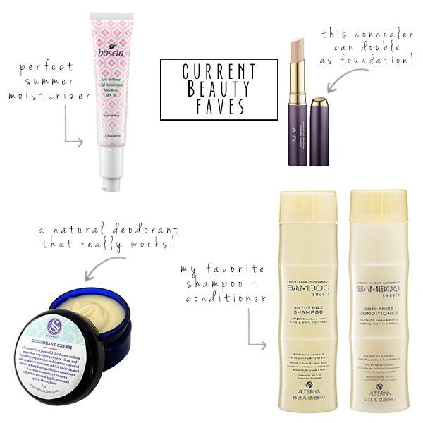 current green beauty faves | via withach.com